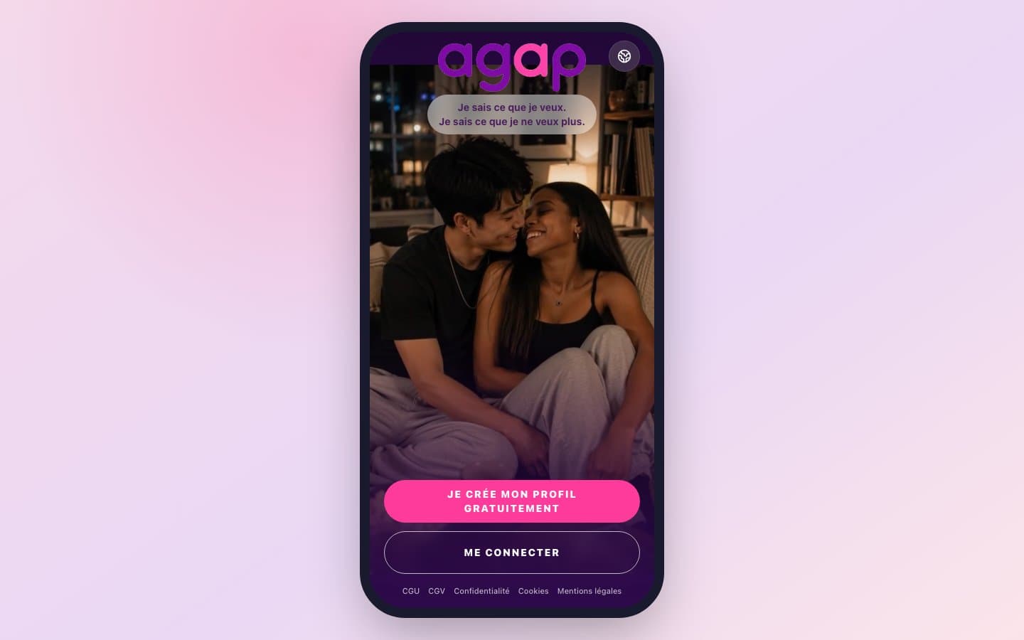 Capture du site AGAP