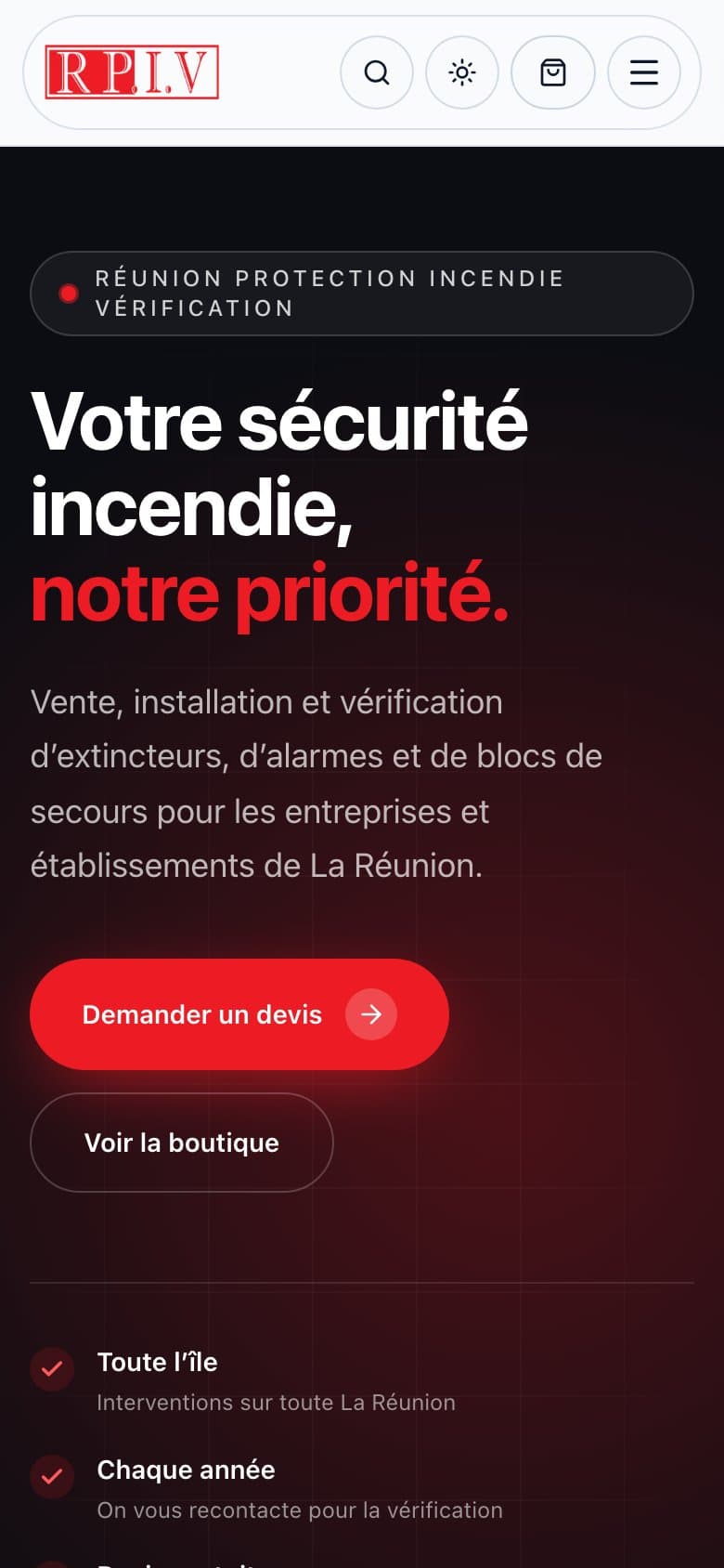 RPIV sur mobile