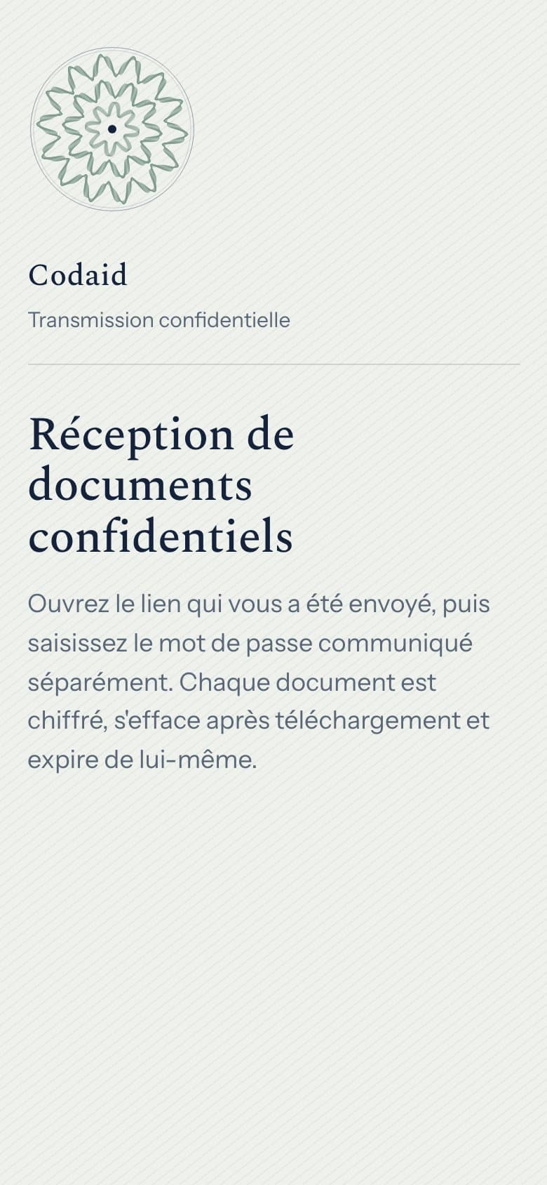 send-code sur mobile