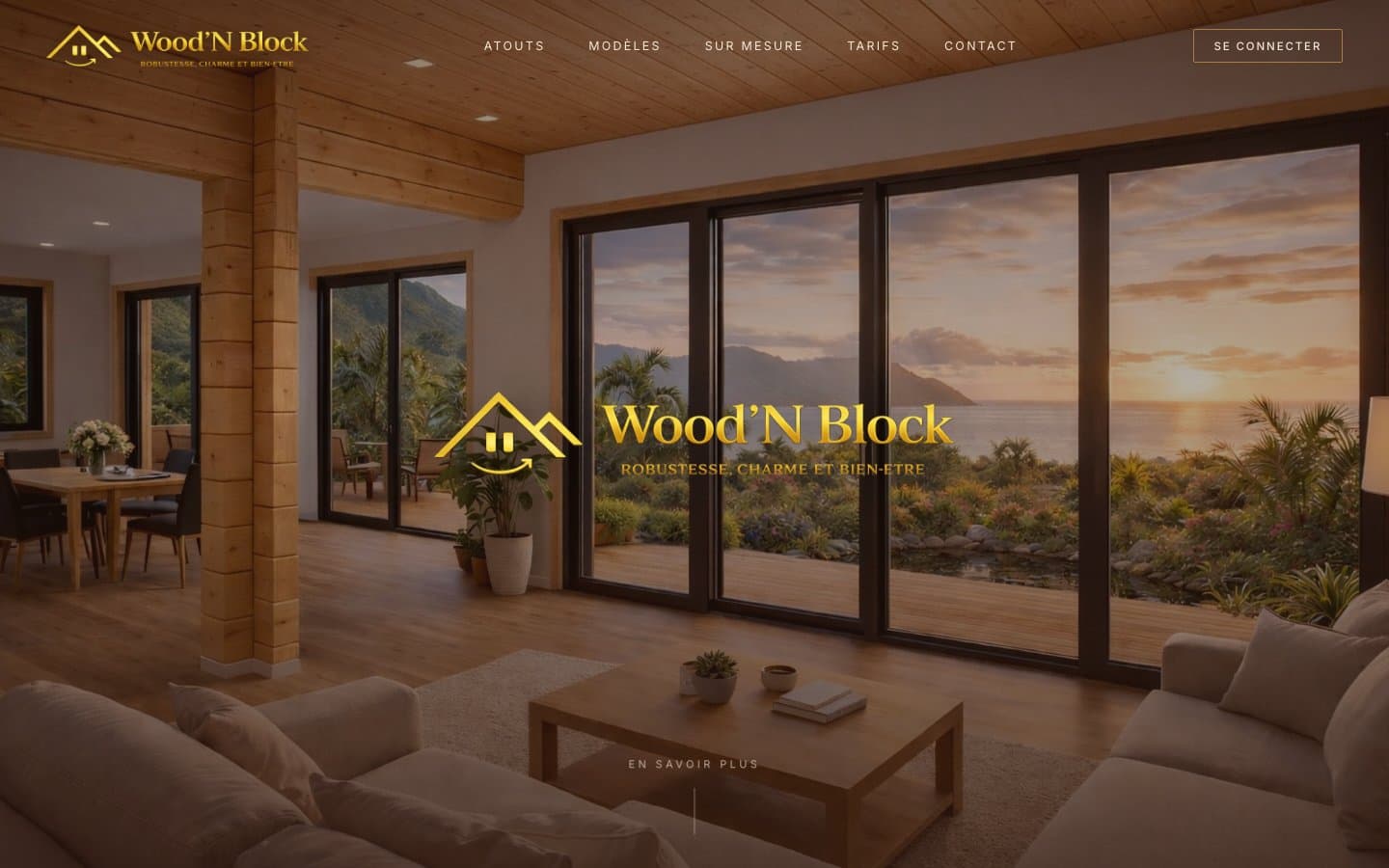 Aperçu du site Wood'N Block